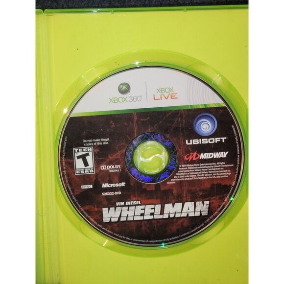 Vin Diesel Wheelman by Ubisoft for Xbox 360 -- Tested, Rated T - Picture 3 of 4
